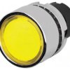 Przełącznik przyciskany 22mm Poz.stab 2 żółty IP65 płaski 46-2234.31G0.000