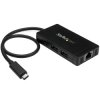 Hub USB USB 3.1 HB30C3A1GE RJ45 3 Adapter AC USB A, USB C, StarTech.com
