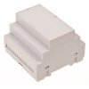 ABS DIN rail enclosure, (L x W x H) 90.2 x 87.6 x 65.4 mm, light gray (RAL 7035), BYB-3-90H0084