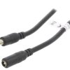 GOOBAY-71402 Kabel DC 5,5/2,5 wtyk, DC 5,5/2,5 gniazdo czarny 10m
