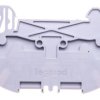 Złączka szynowa 2-przewodowa 2,5mm2 szara 037260