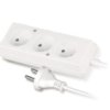 Przedłużacz 3-Gniazda B/U 10A 3M /Omy 2X1/ Biały Ps-360 T-105320