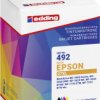 Edding atrament Zamiennik Epson T2715, T2711, T2712, T2713, T2714, 27XL zamiennik Combi-Pack Cyjan, Magenta, Żółty EDD-4