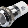 Q14P3CXXW220E Indicator LED, 220 V AC, 14 mm, wired, white/BrC