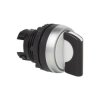 BACO 223921 L21MA01 Chrome Selector Front Ring Black 2x45° PVC