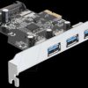 89301 PCI Express card > 3 x external + 1 x internal USB 3.0