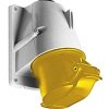 Złącze przemysłowe - zasilające 32A Gniazdo 110 V 2P + E Żeński Amphenol Industrial Żółty Montaż na panelu IP44