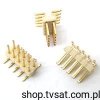 SS2-010-H140/01-55 Connector 2 x 5 Pin Gold SMD ETEC