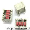 161390-4 DIP Switch 4 Position DIL8TH AMP