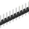 Pin header, 10 pole, pitch 2.54 mm, straight, black, 10058304