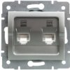 Logi Gniazdo Komputerowe Podwójne Niezależne (2X Rj45cat 6 Jack) Srebrny...