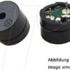 SEC12085152048 AC buzzer, magnetic, 88, 2048 Hz, 1.5 V AC, Ø12 mm