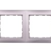 Berker B.Kwadrat Ramka podwójna aluminium 5310128994