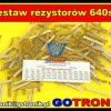 Zestaw rezystorów przewlekanych 0,25W x 640 szt. szereg E12
