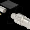 91775 BNC jack for crimping RG-6 with matching shrink tube