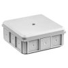 Puszka naścienna 90x37x90mm IP55 z dławnicami z wkrętem szara NSW90x90 35418702
