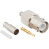 BNC jack 50 Ω, RG-174, RG-188, RG-316, LMR-100A, Belden 7805A, RG-174LL, crimp connection, straight, 112160RP
