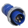 Złącze przemysłowe - zasilające 32A Wtyczka 250 V 2P+E Amphenol Industrial Niebieski IP67, IP69