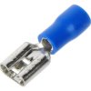 Konektor izolowany żeński niebieski 6,4x0,8mm