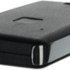 ABS remote control enclosure, (L x W x H) 71.5 x 39.3 x 11.5 mm, black (RAL 9004), 13121.44