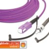 LSP-50 SC-ST 1.0 OM4 Simplex fibre optic patch cable, MM OM4, SC - ST, 1.0 m