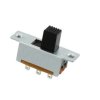 Przełącznik suwakowy, DPDT, Montaż panelowy, 10 mA, Nidec Components