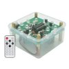 Zestaw do samodzielnego montażu lampki nocnej zdalnego sterowania,regulowana jasność,18 diod LED z zasilaniem USB i pilotem podc