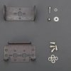 Pan and Tilt Kit (Black Anodized) (no servos)
