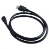 Micro HDMI to Standard HDMI Male Cable - 1m(4k for Pi 4)