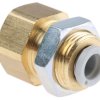 Złączka pneumatyczna Złącze Rc 1/4 żeńskie Wciskane 6 mm SMC Adapter grodziowy Rc 1/4 żeńskie