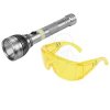 Latarka UV B-395nm 3W led + okulary Yato 08588
