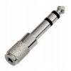 Redukcja wt.Jack 6,3/gn.Jack 3,5 stereo metal