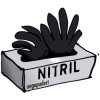 L+D 14680 Nitrile Gloves Black Size S Disposable 100pcs