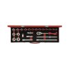 Gedore RED 3300006 Socket Wrench Set 1/2" 10-32 mm 24 pieces