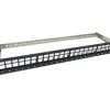 Patch panel pusty 19 modularny 24 porty 1U z podporą, niewyposażony ALANTEC - ALANTEC