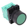 Techna PtecPNGreen Green Flush Push Button Switch 10A 2NO