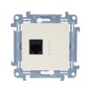 Gniazdo komputerowe RJ45 pojedyncze kremowe C51.01/41 Kontakt Simon10