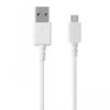 KABEL USB/MICRO 30CM BIALY BULK