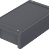 Bopla 00166334 Urządzenia przemysłowe BA-S 281709 F Bocube Alu Gehäuse 7024, (D x S x W) 299 x 173 x 90 mm, aluminium, 1