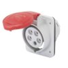 Gniazdo Stałe 4P 16A 400V Czerwone Ip44 10 6H Iec 309 Hp Gw62209h /Opak. 50/