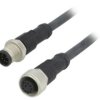M12A10ML12AFLSB001 Kabel do czujników/automatyki 10PIN M12-M12 1m wtyk wtyk