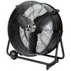 CasaFan DF600 Eco Floor Fan 123W 65x77cm Black Matt IP54 Machine Cooling