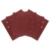 Papiery ścierne na rzep, kwadrat 113 x 113 mm, P120, 5 szt., z 8 otworami do 04-623