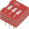 Przełącznik DIP Conrad DSR-03, ON / OFF, 3-Pin