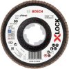 Bosch 2608619805 X551 Flap Disc 125mm Dia 22.23mm Bore X-LOCK 1piece
