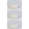 Paulmann 99975 CC Start Disc Plinth Lighting 3-piece Warm White 2.10W
