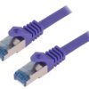 Cq309vs Patch Cord S/Ftp 6A Linka Cu Lszh Fioletowy 10M 27Awg