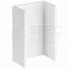 Łącznik prosty BKK 25x16mm biały NEKU