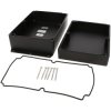 Hammond 1550Z220FBK Thick Wall Flanged Die Cast Enclosure, 223 x 147 x 83, Black