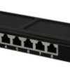 LogiLink NP0064B Patch panel CAT 6a 0.5 U